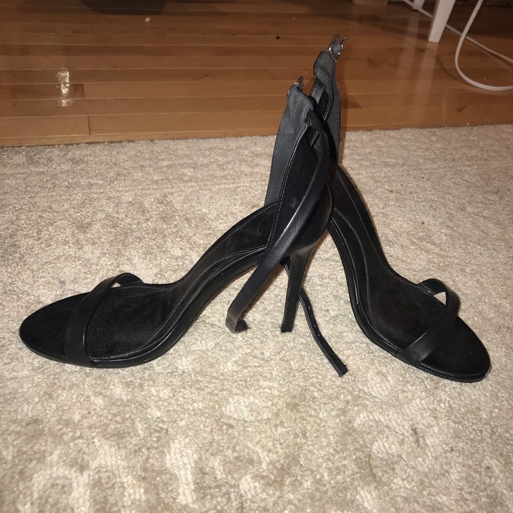 black heels